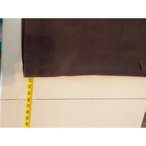 Vintage Forecaster of Boston Over Coat 100% Brown Wool 47" Long Size 16 - Picture 9 of 10